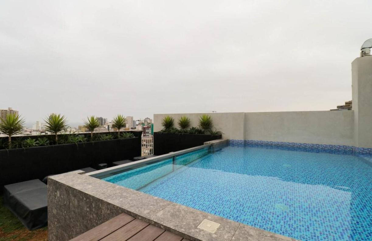 לימה Exclusivo Y Moderno Depa En Miraflores Vista Al Mar Y A La Ciudad Amoblado Apartments מראה חיצוני תמונה