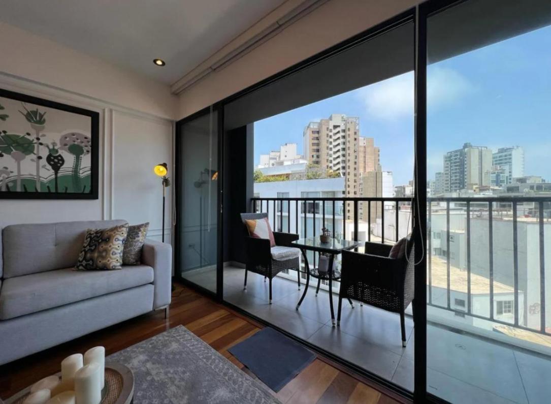 לימה Exclusivo Y Moderno Depa En Miraflores Vista Al Mar Y A La Ciudad Amoblado Apartments מראה חיצוני תמונה