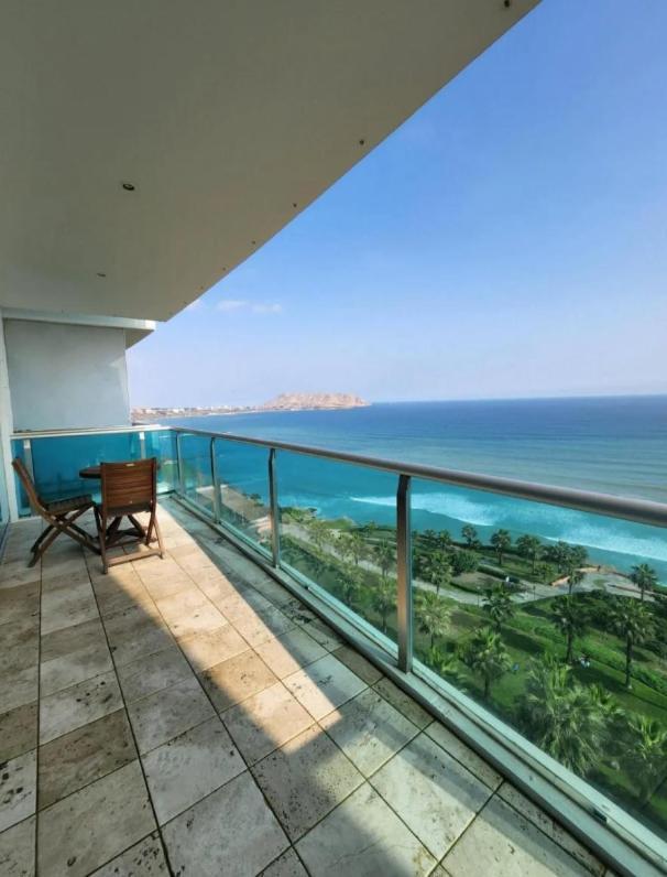 לימה Exclusivo Y Moderno Depa En Miraflores Vista Al Mar Y A La Ciudad Amoblado Apartments מראה חיצוני תמונה